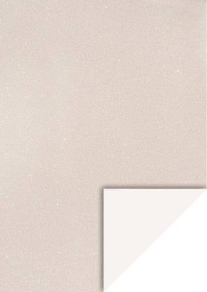 GlitterkartonA4 200g weiß iris