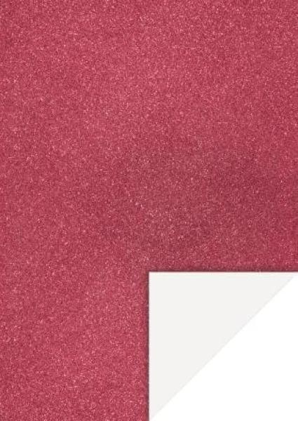 GlitterkartonA4 200g französischrot