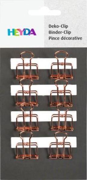 Deko-Clip rosegold 8er
