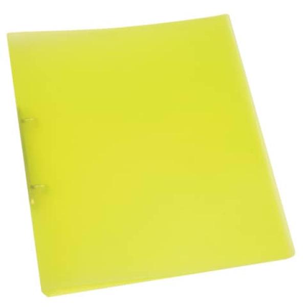 Schulordner A4 transluzent gelb