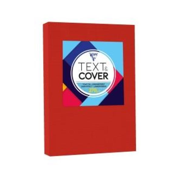 Rückwand A4 leinengeprägt rot 270g