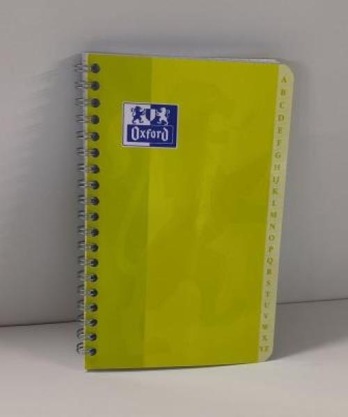 Oxford Registerbuch - Doppelspirale , 110 x 170 mm (339221800)