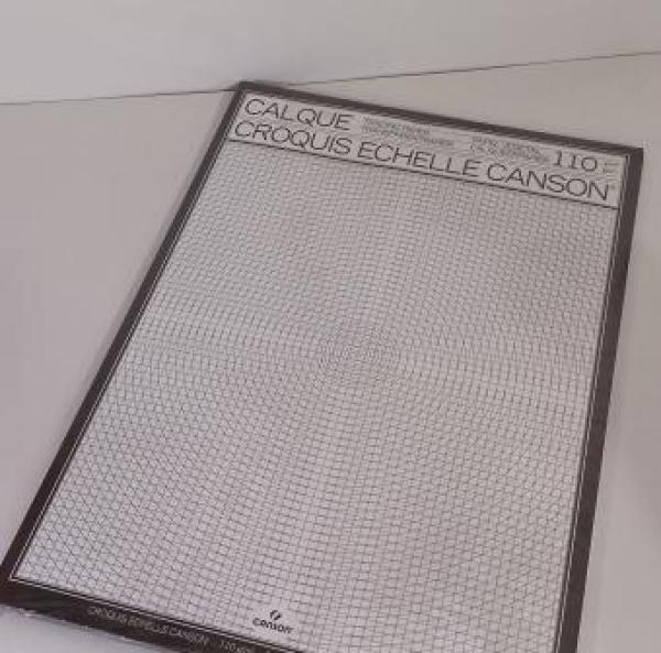 CANSON Zeichenblock, DIN A3, hochtr ansparent, 110/115 g/qm (5017126)