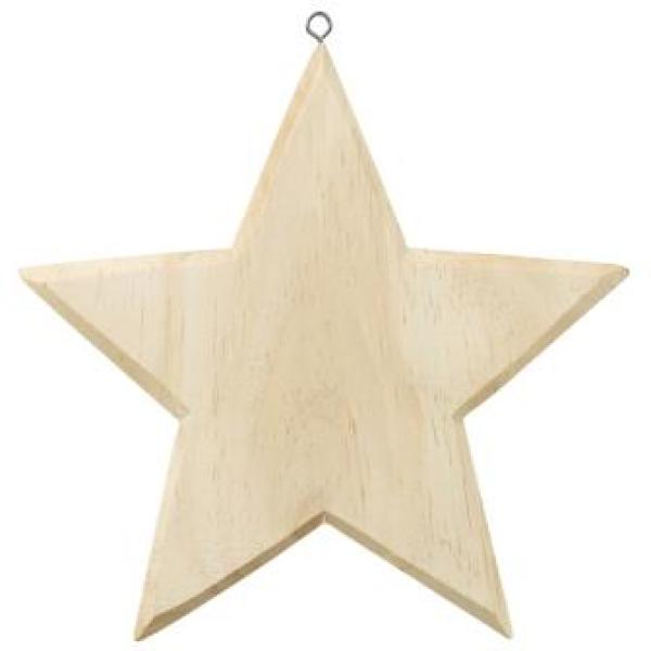 Holz-Stern ca. 19 cm