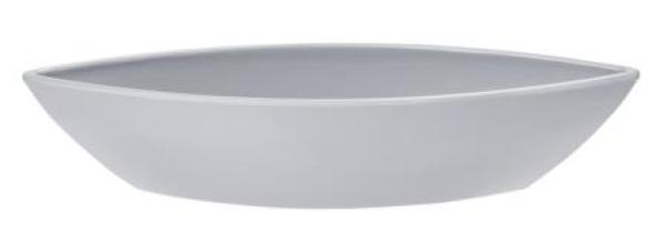 Schale grau, 5,5 x 9 x 26 cm, Kunststoff