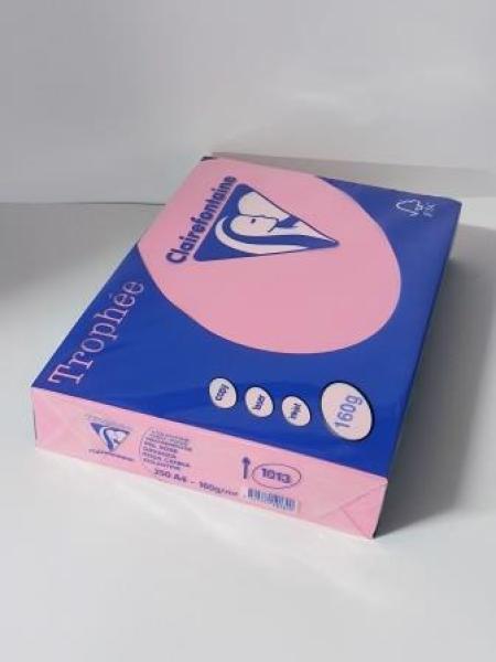 Trophee farbiges Papier, DIN A4, 160g/qm, Heckenrose, 250 Blatt, VE = 1 Packung = 250 Blatt