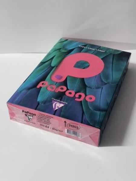 Kopierpapier Papago A4, 80g korallenrot, intensiv