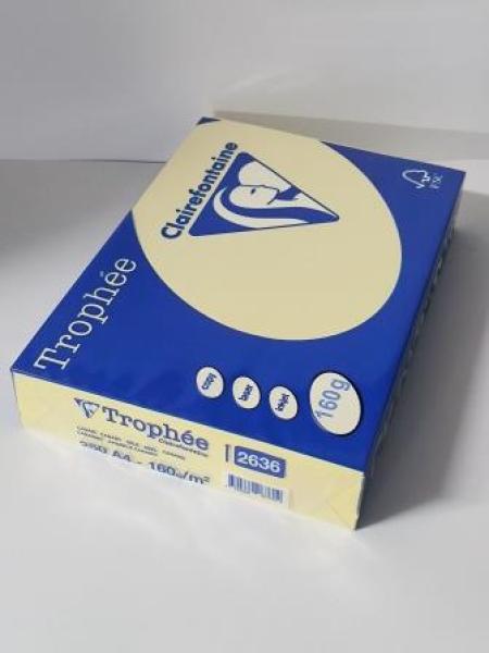 Clairalfa Multifunktionspapier Trop hée, A4, 160 g/qm, gelb (332303400)