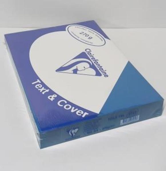 100 LMG Rückwände für Bindemappen Leinenstruktur blau