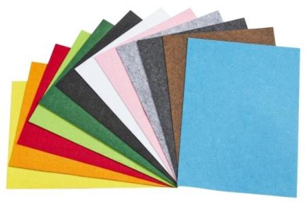 Filz 1 mm, 21 x 29,5 cm, skl, Btl. À 2 St., apfelgrün