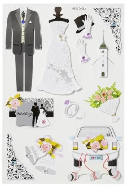 CREApop® Sticker Hochzeit II
