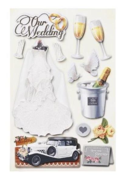 Sticker Hochzeit III