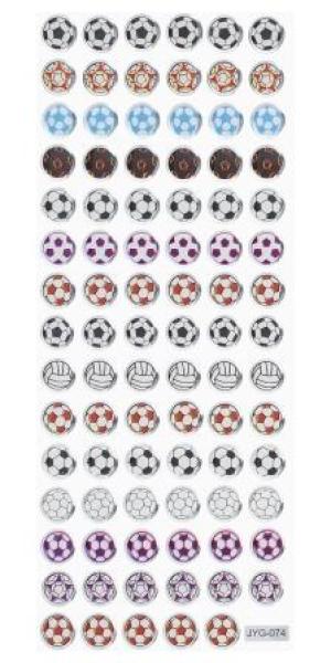 GLOSSY-Sticker Fußball