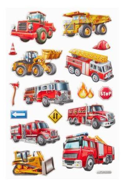 SOFTY-Sticker Fahrzeuge I