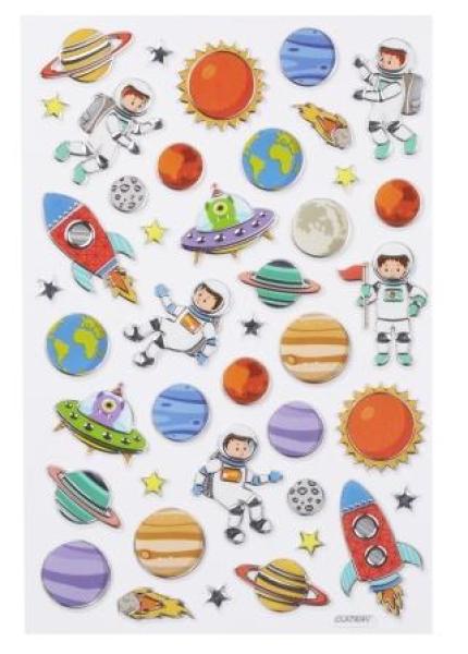 HOBBY-Design Sticker Weltall, 21 x 14 cm