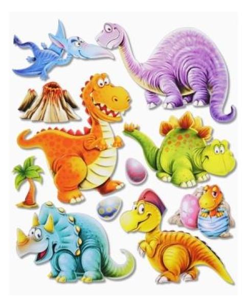 3D Sticker XXL Dinos