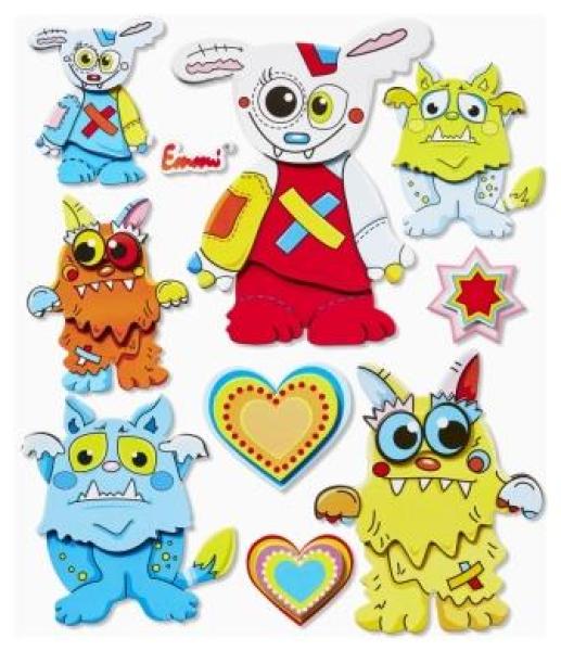 3D Sticker XXL Monster