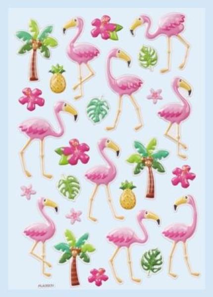 Sticker XL Flamingo, 21 x 14 cm