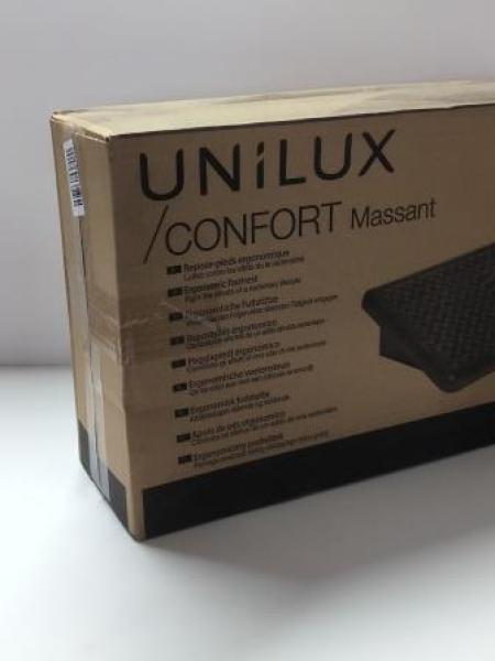 Unilux Fußstütze CONFORT schwarz, mit Massagefunktion
