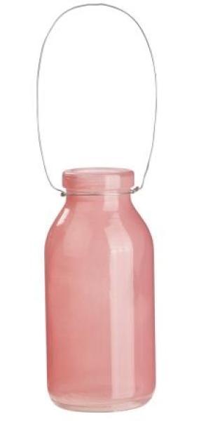 Deko-Flasche 10,5 x 4,8 x 3 cm, rot