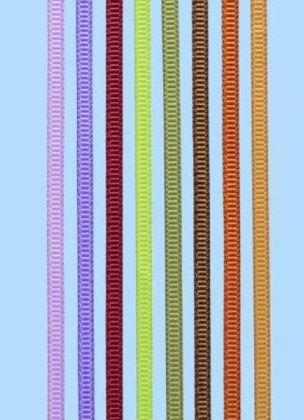 Ripsband 3 mm, Rol. à 25 m, kupfer   ldm