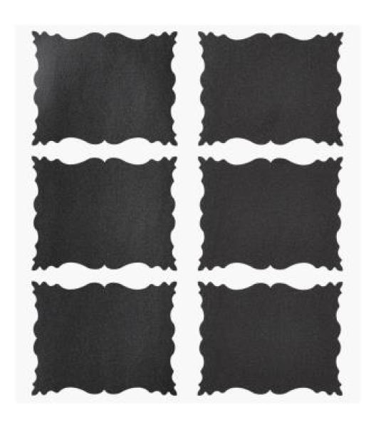 Tafelfolien-Sticker III, Btl. à 3 Bögen