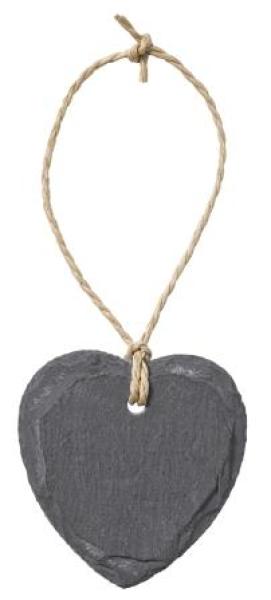 Schiefer-Herz 6,5 cm