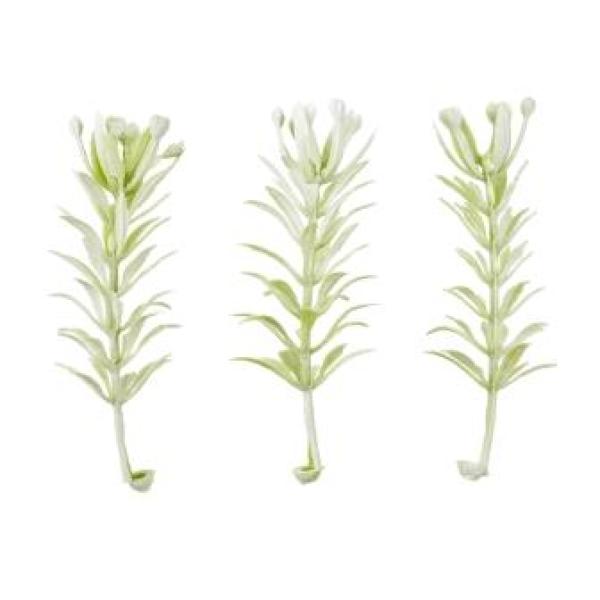 Mini-Zweig, ca. 5 cm, grau-grün, Btl. à 6 St.