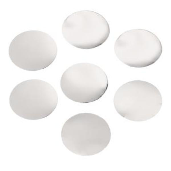 Flitter-Punkte ca. 1,5 cm, silber, ca. 5 gr.