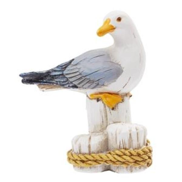 Möwe auf Pfahl, ca. 6 cm