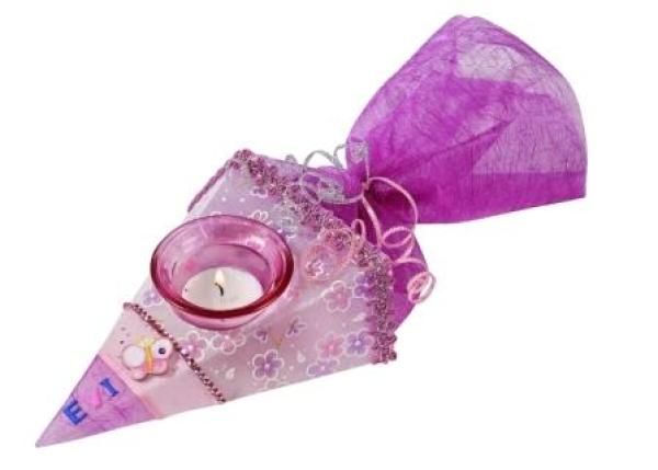 CREApop® Windlicht Schultüte 17 x 6,5 cm