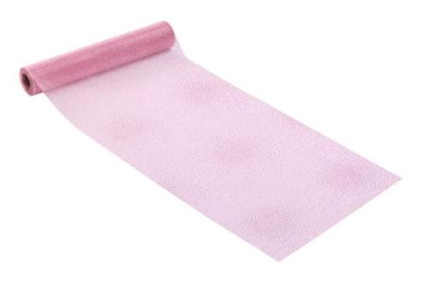 CREApop® Organza-Brilliant-Vlies ca. 28 cm x 15 m, rosa  ldm
