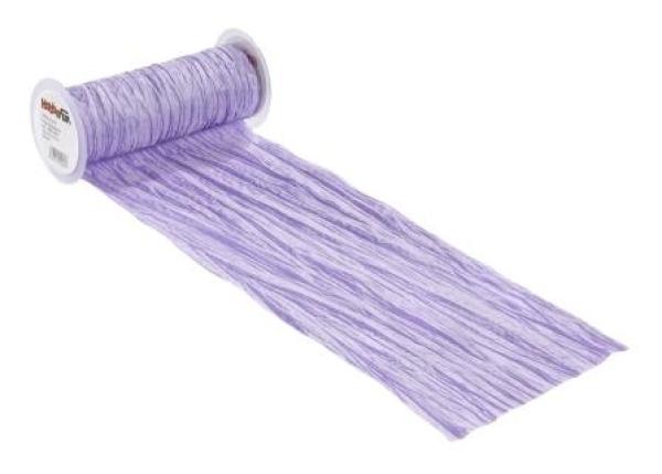 CREApop® Fripé Dekoband 20 cm x 10 m, flieder  ldm