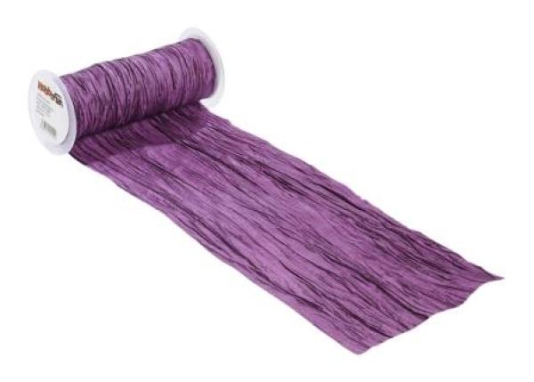 CREApop® Fripé Dekoband 20 cm x 10 m, pflaume  ldm
