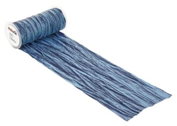 CREApop® Fripé Dekoband 20 cm x 10 m, dunkelblau  ldm