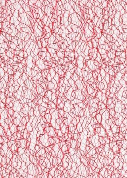 CREApop® Crackle Vlies 50 cm x 10 m, rot  ldm