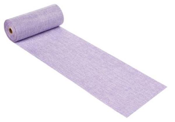 Dekostoff Leinen-optik lavendel, 20 cm x 10 m   ldm