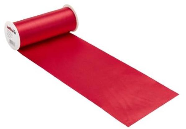 CREApop® Satin-Tischband 20 cm x 10 m, mohnrot  ldm