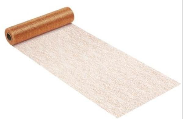 Dekostoff Diamant-optik crackle, 29 cm x 15 m, rosenholz   ldm