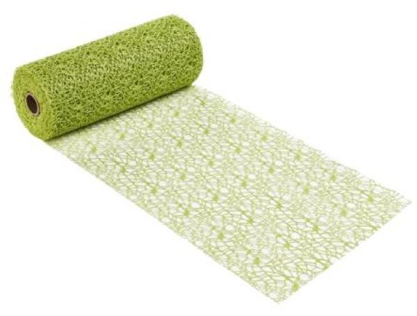 Dekostoff Netz-optik, 29 cm x 15 m, hellgrün    ldm