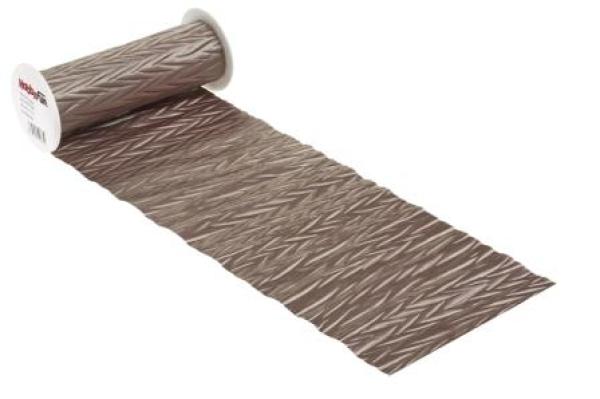 Satin-Plissée 20 cm x 5 m dunkelgrau   ldm