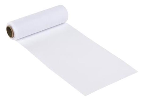 Tüll weiss, 47 cm x 10 m  ldm