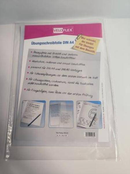 Schreibfolie A4 / Überhangfolie