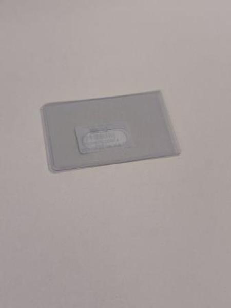 Scheckkartenhülle matt gefrostet  Stück