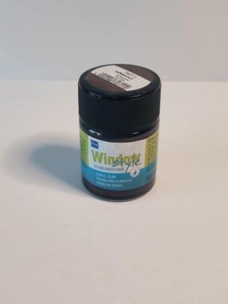 KREUL Schablonierfarbe ´Window Style´, 50 ml, kaffeebraun