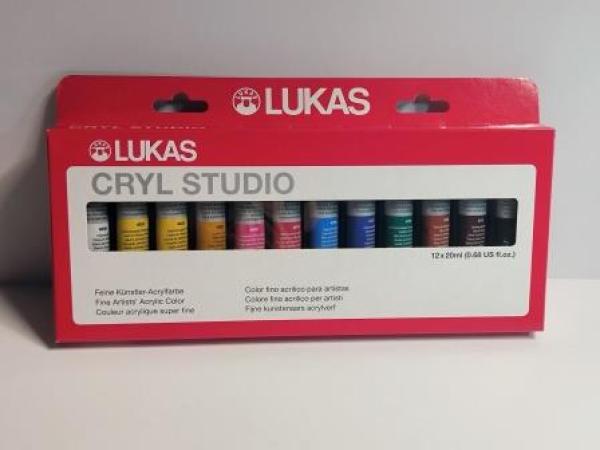 Lukas Künstler-Acrylfarbe Cryl Studio 12 x 20 ml
