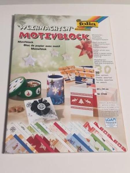 Bastelblock Weihnachten