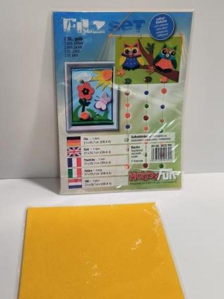 Tonpapier A4 goldgelb