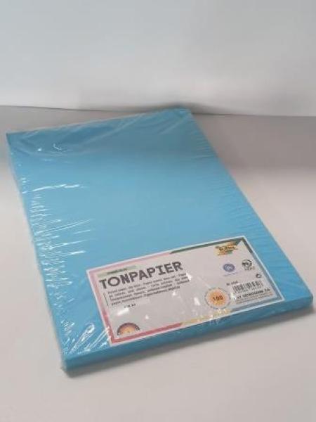 Tonpapier A4 himmelblau Folia 6415