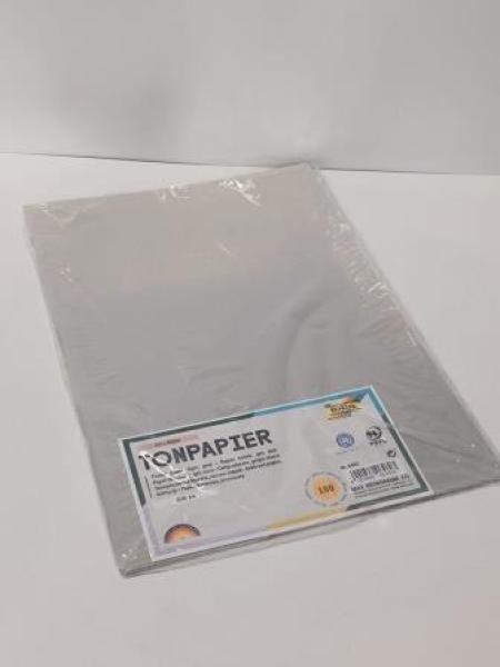 Tonpapier A4 hellgrau Folia 6480